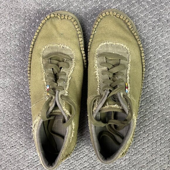 The North Face Hayden Canvas Lace Up Shoes Men's 10 Tan Cork Olive - Picture 2 of 12